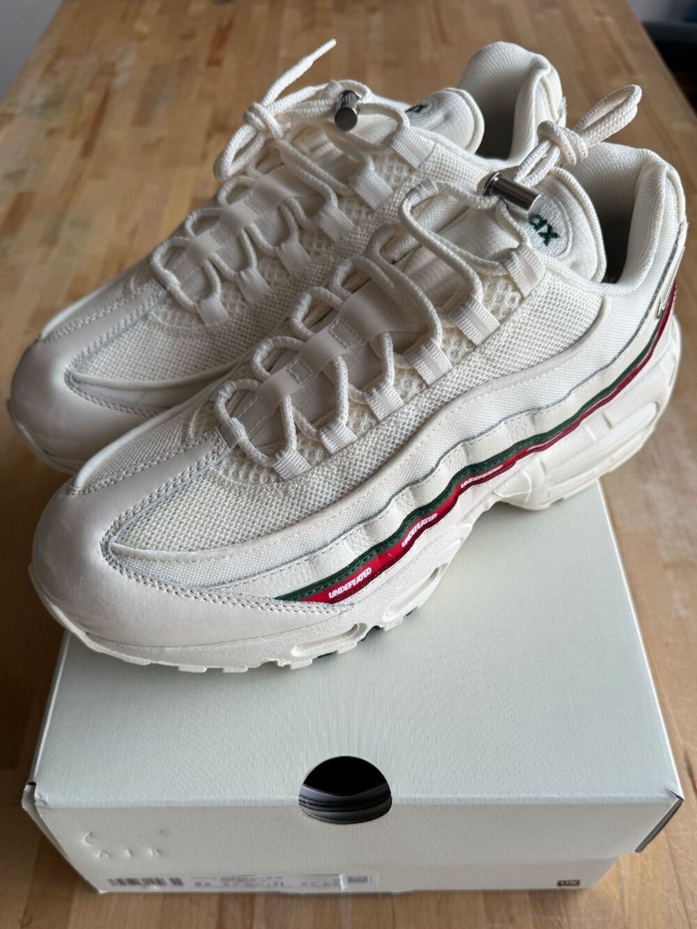Undefeated x Nike Air Max 95 SP "Sail" IB4453-100 Sz 9.5